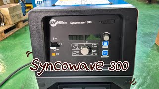 Miller Syncrowave 간단한 사용설명 [upl. by Ozzy]