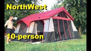 NorthWest Territory Vacation Home 10 Person Tent [upl. by Sito]