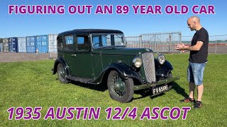 1935 AUSTIN 124 LIGHT ASCOT  DRIVING AN 89 YEAR OLD CAR  WHAT WAS IT LIKE [upl. by Weingarten953]