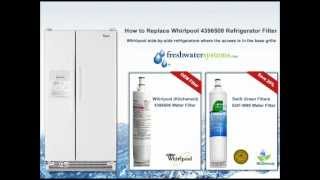 How to Change a Whirlpool 4396508 4396510 4396701 Refrigerator Water Filter [upl. by Ducan]