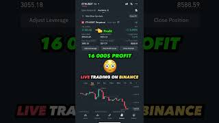 I made 16 000 on Binance Crypto Futures 📈 [upl. by Gayl]