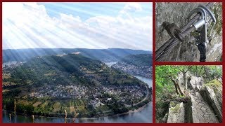 Mittelrhein Klettersteig Boppard  Traumschleife Mittelrhein • Wanderung • Romantischer Rhein [upl. by Najram]