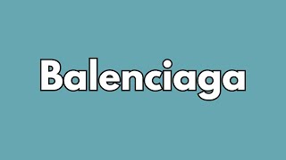 pronounce Balenciaga in just 10 seconds  Improve english skills [upl. by Virginie770]