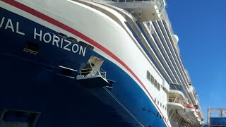 Carnival Horizon leaving the port of Miamieveryone subscribers carnivalcruise trending [upl. by Laerol]