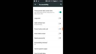 How to take screen shot of android with three finger tuch [upl. by Dolly]