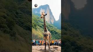 Giraffe rescued from mountains by machine 🤯 [upl. by Ylrae]