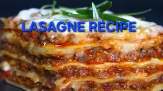 Easy Lasagna Recipe  Classic Lasagna Recipe Home made Lasagna recipe MumsKitchen123 [upl. by Arabel]