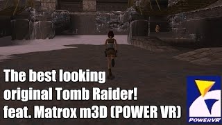 Tomb Raider 1996 Original Power VR PCX2 Caves Gameplay 1024x768 [upl. by Anielram]