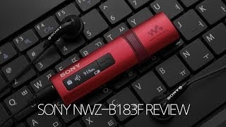 Stylish MP3 Player SONY Walkman NWZB183F Review [upl. by Odradlig721]