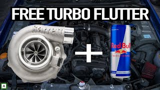 HOW TO GET TURBO FLUTTER IN 2 MINUTES WITH A RED BULL [upl. by Etterb]