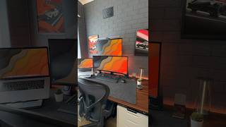 🍊 desksetuptour gamingsetup setupinspiration deskspace workspacesetup [upl. by Lilian]