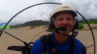 Jason Scheurer Landing in Isabela his 3rd Paramotor Flight [upl. by Savadove885]