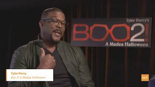 Tyler Perry talks about quotBoo 2 A Madea Halloween [upl. by Elliott]