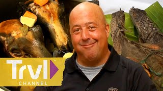 Wildest Foods from Season 3  Bizarre Foods with Andrew Zimmern  Travel Channel [upl. by Acirretahs]