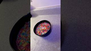 Making a bowl of cereal tutorial reels shorts food foryou trending asmreating [upl. by Painter]