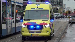 NIEUWE Valeris Ambulance voor Amsterdam  Nieuwe Ambulance 13112 met spoed naar het OLVGWest [upl. by Ladnik]