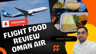 Oman Air Economy class food Review flightfood [upl. by Ivers340]