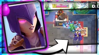 WITCH BUFFED  SHE IS A BEAST GIANT WITCH DECK after UPDATE Clash Royale New Update Gameplay [upl. by Althee]