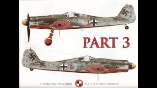 Tamiya 148 Focke Wulf FW190 D9 JV44 PART 3 [upl. by Annayad370]