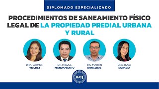 🏠 Procedimientos de Saneamiento Físico Legal de la Propiedad Predial Urbana y Rural  ILCJ [upl. by Naitsabas]