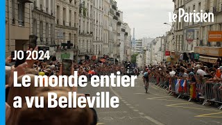 «Cest mieux que les Champs  »  grâce aux JO Belleville na jamais été aussi fière [upl. by Aroled302]