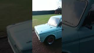 Hillman Imp with Honda Blackbird engine first drive [upl. by Mirelle867]