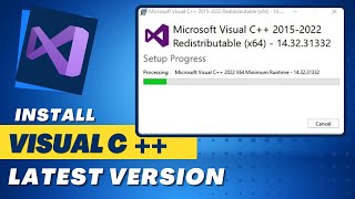 How to Download amp Install Visual C in Windows 1011 2023 Latest [upl. by Rodrich]