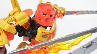 BIONICLE Review  70787 Tahu Master of Fire 2015 [upl. by Sprage]