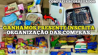 GANHAMOS PRESENTES DA INSCRITA  ORGANIZAÇÃO DAS COMPRAS  COMPREI ESCORREDOR  Caiçara e Carioca [upl. by Naillig921]