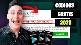 😱COMO TENER CÓDIGOS GRATIS DE GOOGLE PLAY 2023 ✅ [upl. by Rochette]