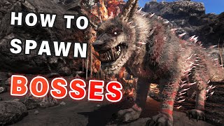 Spawn Commands for all 7 Bosses on Fjordur ► Ark Fjordur [upl. by Avihs537]