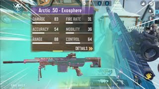 ARTIC 50  EXOSPHERE GAMEPLAY CALL OF DUTY MOBILE SEASON 4 [upl. by Zinck149]