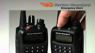 Vertex Standard VX450 Series Demo Emergency and Lone Worker Alerts [upl. by Lorou541]