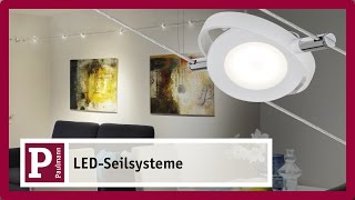 LED Seilsystem – flexibel für Ihre Räume [upl. by Odelinda]