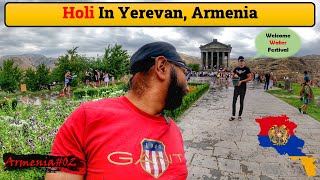 Holi In Armenia😂 I Treasures of Armenia Pagan Temple of Garni [upl. by Min840]