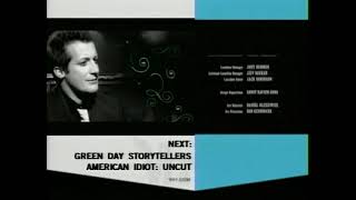 2005 VH1 Green Day Storytellers American Idiot Uncut TV Promo [upl. by Alikat]