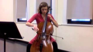 Cello Orchestral Audition Videom4v [upl. by Eunice]