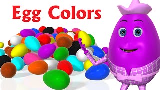 Learn Colors for children  Learning Colors For Kids Toddlers  3D Surprise Eggs Colour Songs [upl. by Kappenne]