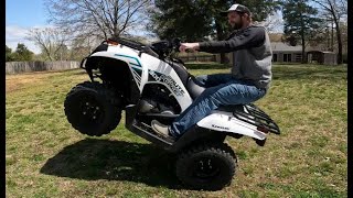 2022 Kawasaki Brute Force 300 Review And Test Ride [upl. by Narbig239]