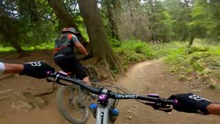 Morgins Bikepark amp Saas Fee Enduro Trails  Propain Tyee  Gopro [upl. by Mahtal]