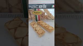 PIACELLI SFOGLIATINE GLASSATE ITALY biscuit italianfood snacks shorts [upl. by Anoif698]