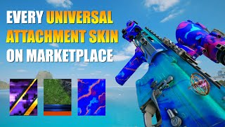 Every Universal ATTACHMENT Skin On R6 MARKETPLACE Y9S1 [upl. by Cerell238]