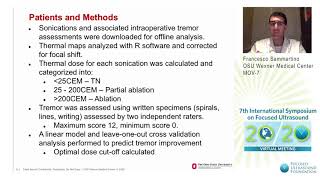 F Sammartino  Defining Optimal Parameters for Focused Ultrasound Thermal Neuromodulation 2020 [upl. by Niobe]