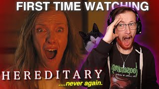 Watching HEREDITARY for the FIRST TIME  Movie Reaction [upl. by Dranoc74]