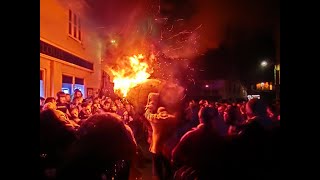 Ottery St Mary 5th November 2022 Tar Barrels etc [upl. by Carmelina]