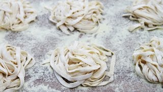 How to Make Homemade Pasta with Chickpea Flour Garbanzo Bean Flour [upl. by Molahs]