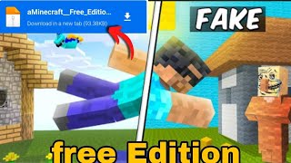 Minecraft Free Edition Map For MCPE Download Minecraft Fake Edition For 121🤩 [upl. by Gujral]