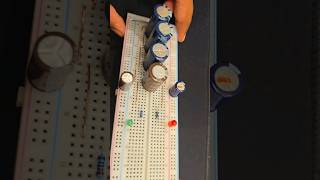 How do parallel capacitors store electric chargeselectronics capacitors circuits experiment diy [upl. by Eillim]