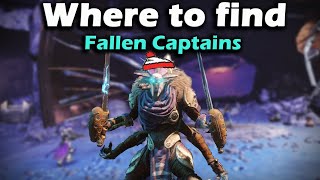 Destiny 2  Where to find Fallen Captains  Leaderless They Fall and other Bounties [upl. by Denna771]