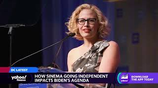 Senator Kyrsten Sinema AZ leaves Democratic Party registers as Independent [upl. by Eidok905]